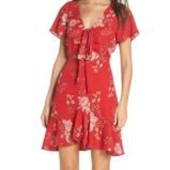 BB Dakota Dresses & Skirts - BB Dakota Dress Sz 6 Love Back Atcha Hyper Bloom